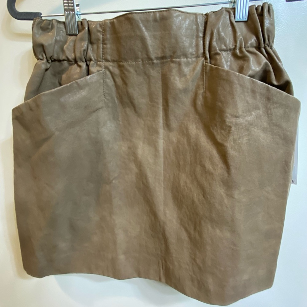 Zara Pleather Mini Skirt in size Small